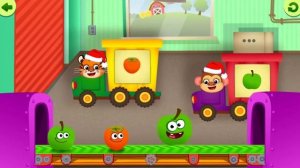 Смешная еда. Учим цвета. Игра онлайн.