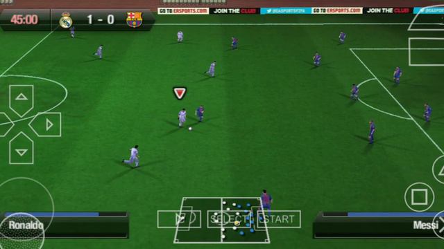 Real Madrid vs Barcelona 1-1 (FIFA 13 PPSSPP ANDROID) Gameplay completo смотреть онлайн