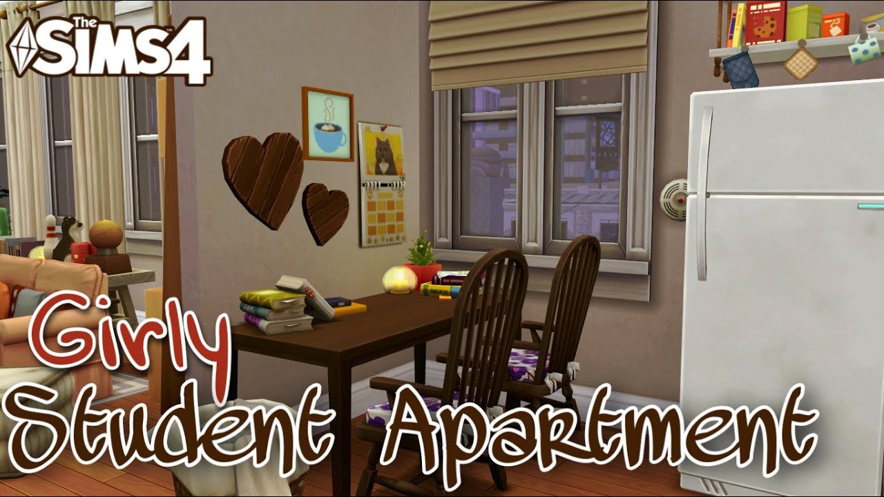 THE SIMS 4 | Квартира студентки [Калпеппер Хаус, 17] | Строительство в Симс 4 | Sims 4 Stop Motion