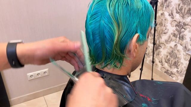 Мужская стрижка/техника стрижки квадрат