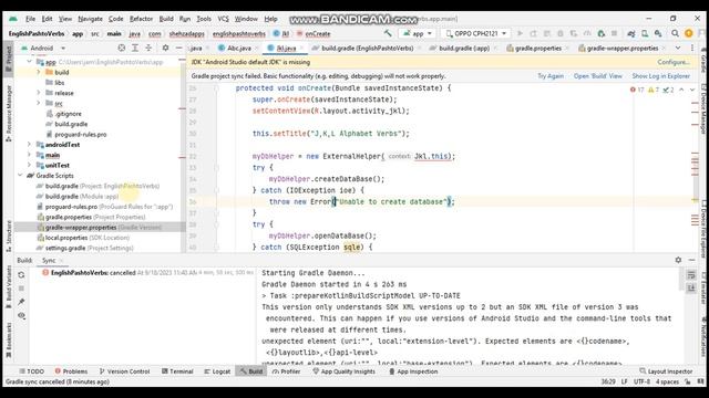 jdk android studio default jdk is missing | How to set Java SDK path in AndroidStudio смотреть онлайн