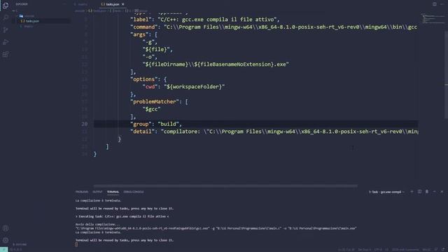 C/C++ SETUP IN VS CODE [ITA] - C Tutorial #1 смотреть онлайн