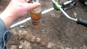 Как разбавить бензин для мото косы How to dilute diesel for Moto braids