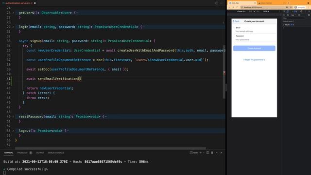 Use Firebase Authentication to verify your user's email addresses смотреть онлайн