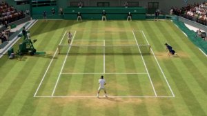 Grand Slam Tennis 2 (PS3 4K Gameplay) | Wimbledon Playthrough #2 | FEDERER vs BECKER