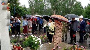 возложение цветов в детском парке имени Щорса