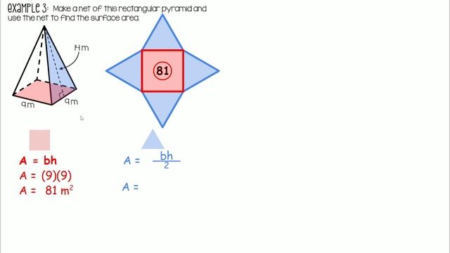 [LR MATH] Surface Area of Prisms and Pyramids - Part 3 of 3: Surface Area of Pyramids смотреть онлайн