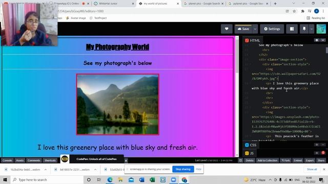 HTML Tutorial For Beginners | Learn HTML In 30 Minutes | Designing A Web Page Using HTMl #codepen.i