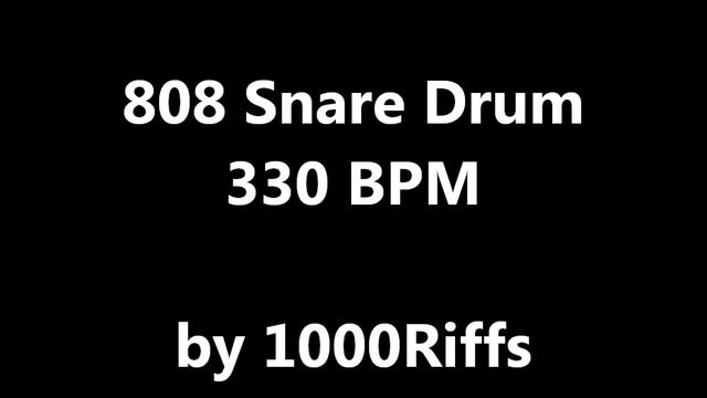 808 Snare Drum : 330 BPM - Beats Per Minute смотреть онлайн
