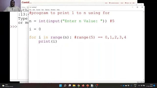 for Loop in Python | Loops in Python | Iteration Statements in Python | #forLoopPython #PythonLoops