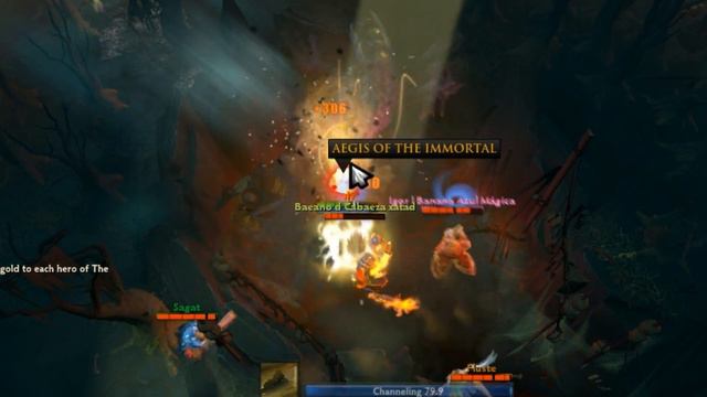 Stealing Aegis - Sand King Dota 2 Gameplay смотреть онлайн