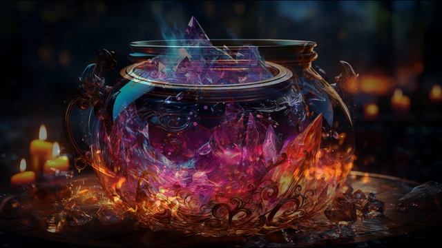 ?Fantasy magical cauldrons designed by _ Midjourney