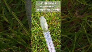 Заставь любой маникюр роскошно сиять — топы с серебристым шиммером или золотой поталью #shorts
