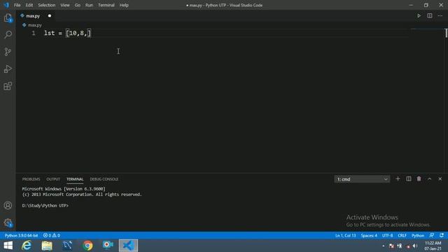 Python Program To Find Maximum Element Form List In Hindi | Python Program For Beginners