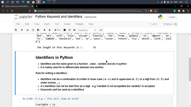 Keyword in Python | Python for Data Science #PYTHON #DATA SCIENCE