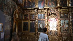 Углич.  Церковь царевича Дмитрия на крови. 4k video, 4к видео.