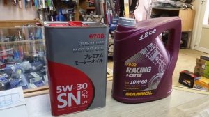 Адская смесь автомобильных масел Mannol Racing+Ester 10W-60 и Fanfaro Toyota 5W-30. часть 2