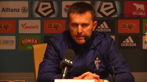 Konferencja: Górnik Zabrze 1:1 Górnik Łęczna (28.11.2015)