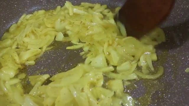 Жареная баранья печень и сердце с картошкой и луком... Вкусняшка.