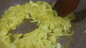 Жареная баранья печень и сердце с картошкой и луком... Вкусняшка.