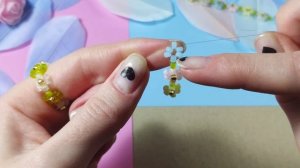 Ромашковое кольцо из бисера / Более быстрый способ