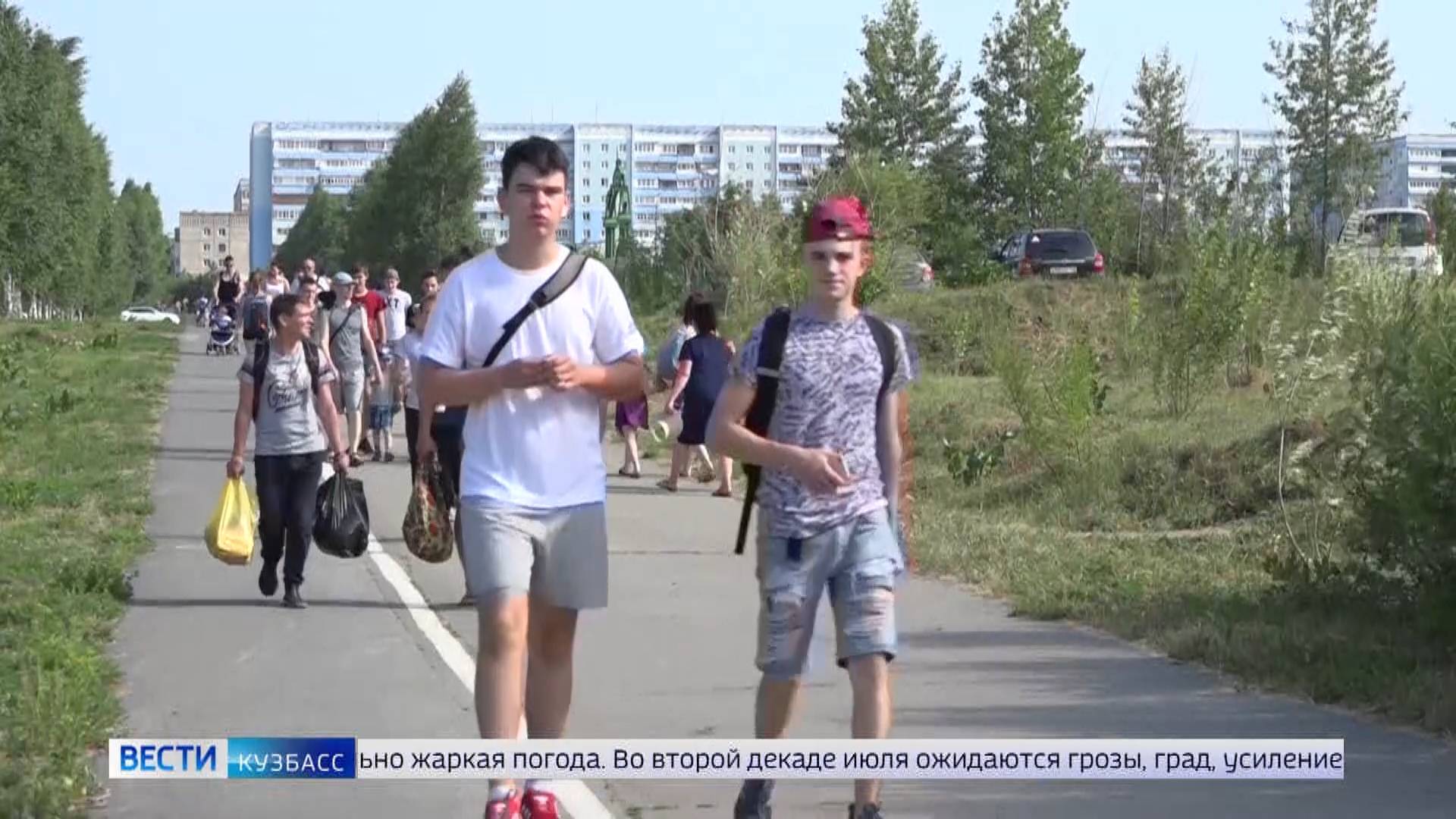 В Кузбассе начался период аномальной жары