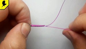 Крючки не будут скручиваться и перепутываться если использовать такой узел.