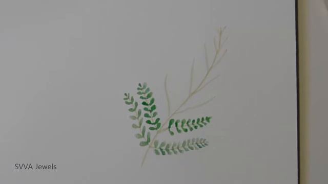How to Paint Fern in Watercolor