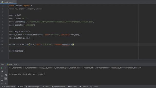 Python GUI Tutorial using Tkinter | Checkboxes - دورة الواجهات الرسومية смотреть онлайн