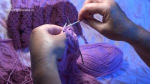 Как связать пальто для девочки 2,5 года спицами (часть 3, завершающая)