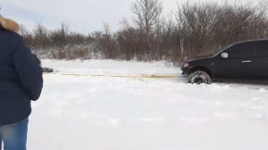 Вытянет ли Mistubishi L200 Mitsubishi Pajero? Испытание на снегу -  Всесезонная резина