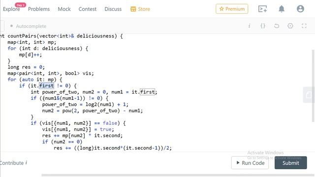 Count Good Meals | Leetcode 1711 | Leetcode Solution