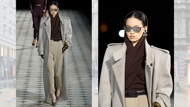 Saint Laurent мода весна-лето 2023 в Париже | Стильная одежда и аксессуары смотреть онлайн