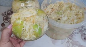 КВАШЕНАЯ КАПУСТА С ЯБЛОКАМИ ХРУСТЯЩАЯ !!!Самый правильный и полезный рецепт!!!