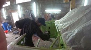 покраска в раптор мелкая шагрень