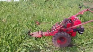 косилка чешская в работе