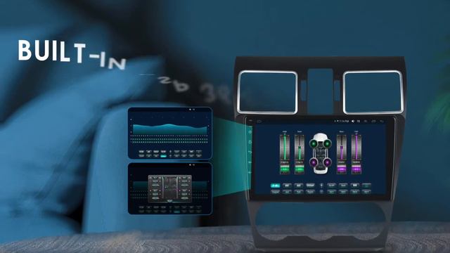 ViaBecs 9 Inch Wireless Carplay Car Radio for Subaru Forester WRX 2016-2019 смотреть онлайн