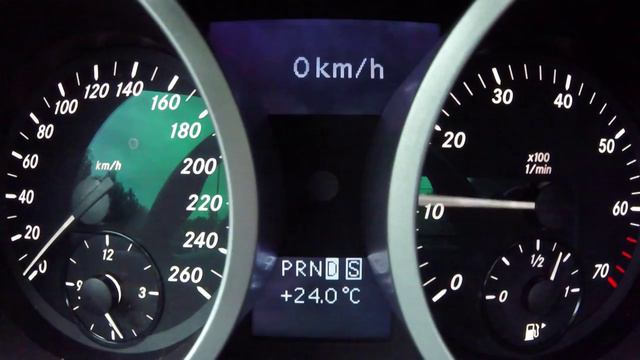 Mercedes SLK 350 0 - 100 kmh R171 (272PS) смотреть онлайн