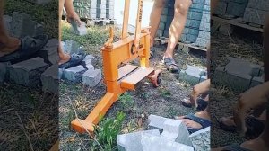 Колун для тротуарной плитки (брусчатки)