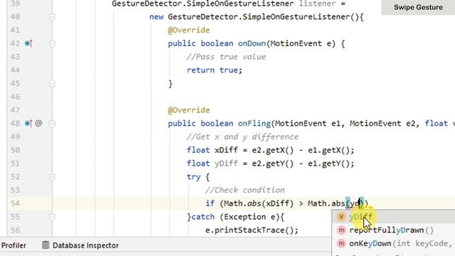 How to Implement Swipe Gesture in Android Studio | SwipeGesture | Android Coding смотреть онлайн