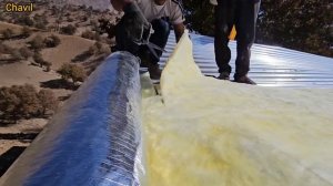 The Chavil family is renovating the roof of their house with the help of their relatives