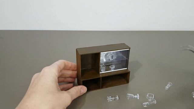 Советский сервант / Миниатюрная мебель СССР / DIY