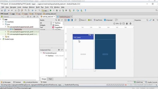 TYIT Sem6 - Adv Mobile Prog - Prac1 - HelloWorld смотреть онлайн