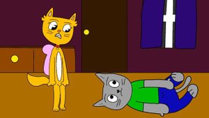 Кошка Джинджер - 1 сезон 7 серия - "Страшилка на ночь"