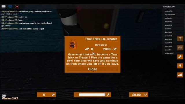 how to play trick or treat (roblox) read description смотреть онлайн