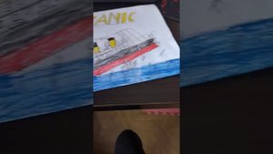 как нарисовать Титаник.