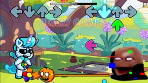 [SWAP] FNF Geometry Dash 2.2 & Annoying Orange vs Smiling Critters ALL PHASES Sings Can Can