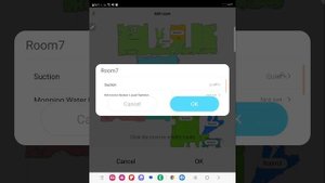 اعدادات Mamibot Exvac 900 Exeeder للمسح والكنس