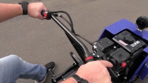 Мотобуксировщик ДЕЛЬТА S c вариатором TAV2-40, и седельным модулем в комплекте.