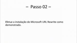 IIS 7  - Instalar módulo URL Rewrite